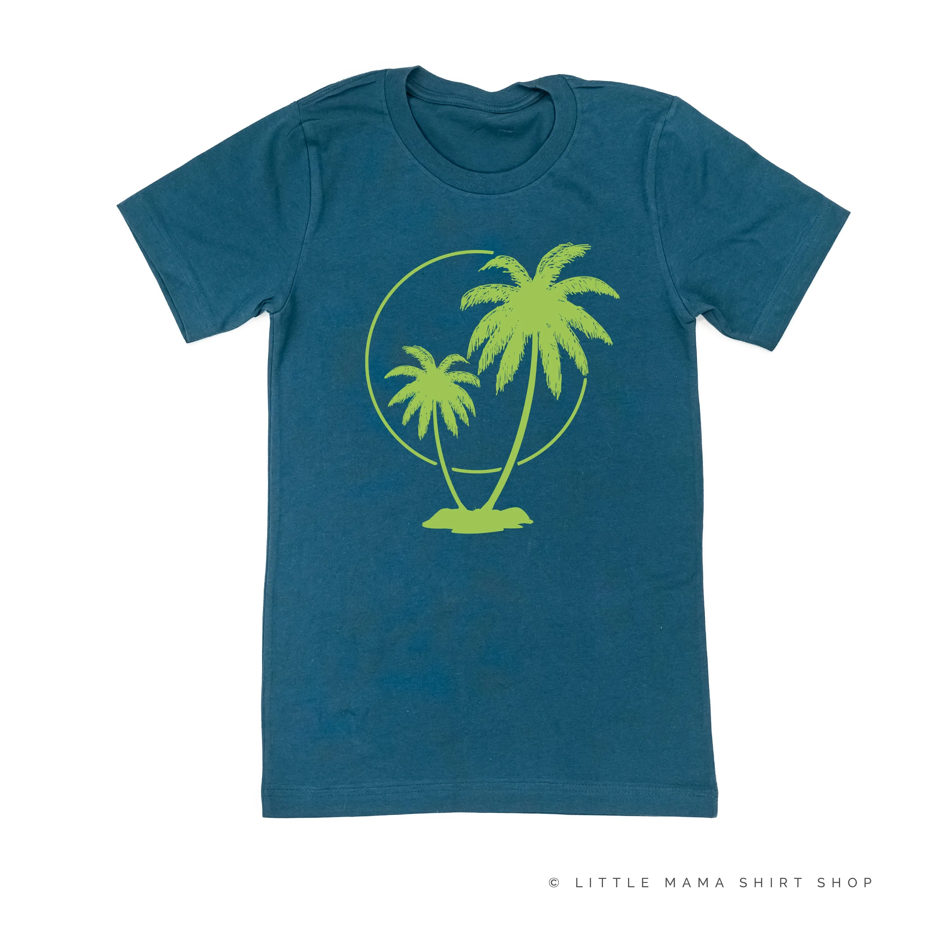 2 PALM TREES WITH SUN - Unisex Tee