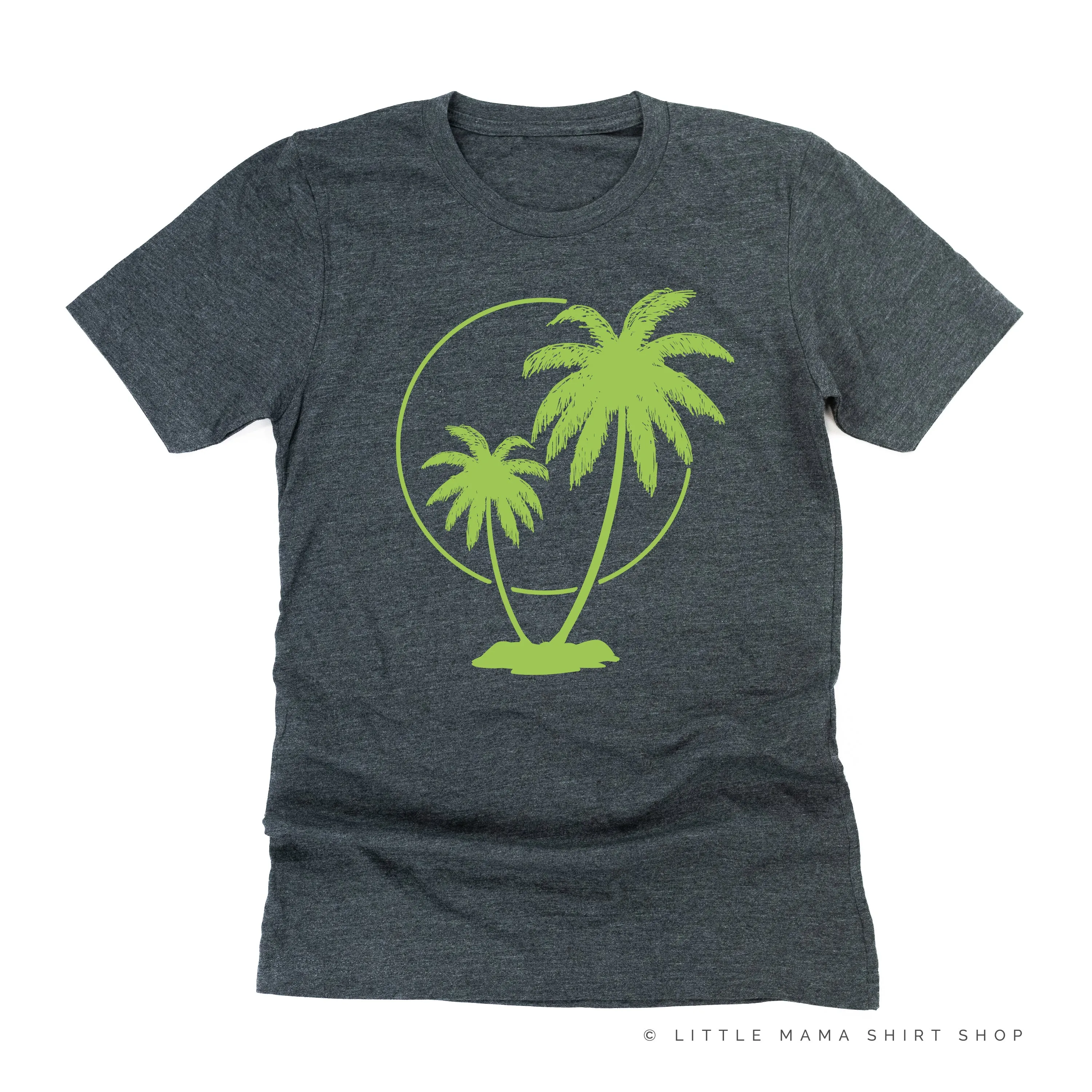 2 PALM TREES WITH SUN - Unisex Tee