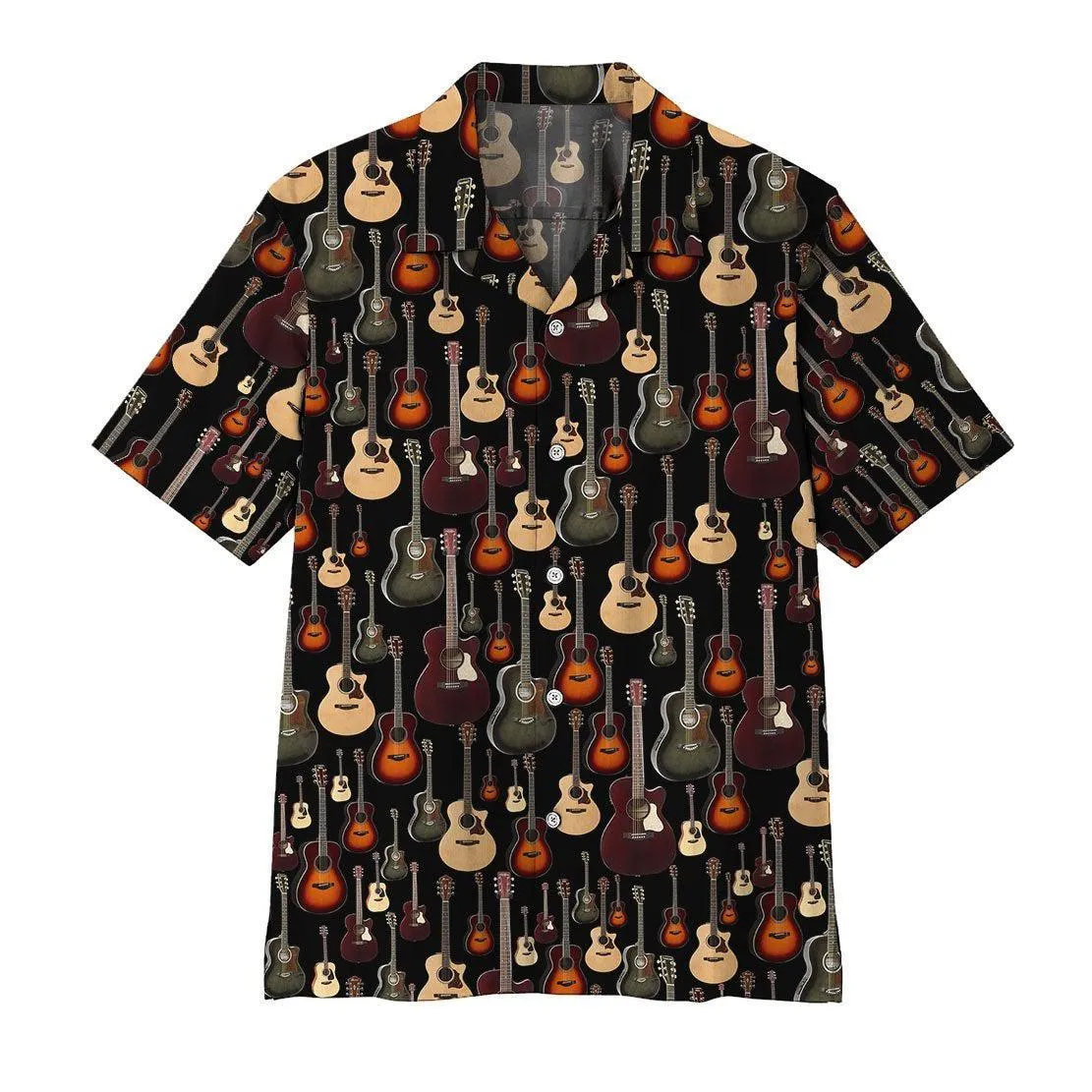 Acoustic Guitar Hawaiian Shirt Summer Beach Clothes Outfit For Men Women ND