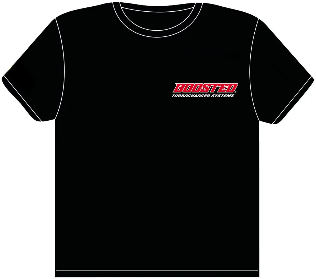 Aeroflow Boosted Black XXX-Large T-Shirt AFBOOSTED-3XL