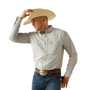 Ariat Men's Phantom Pro Series Dayne Mini Stripe Long Sleeve Shirt