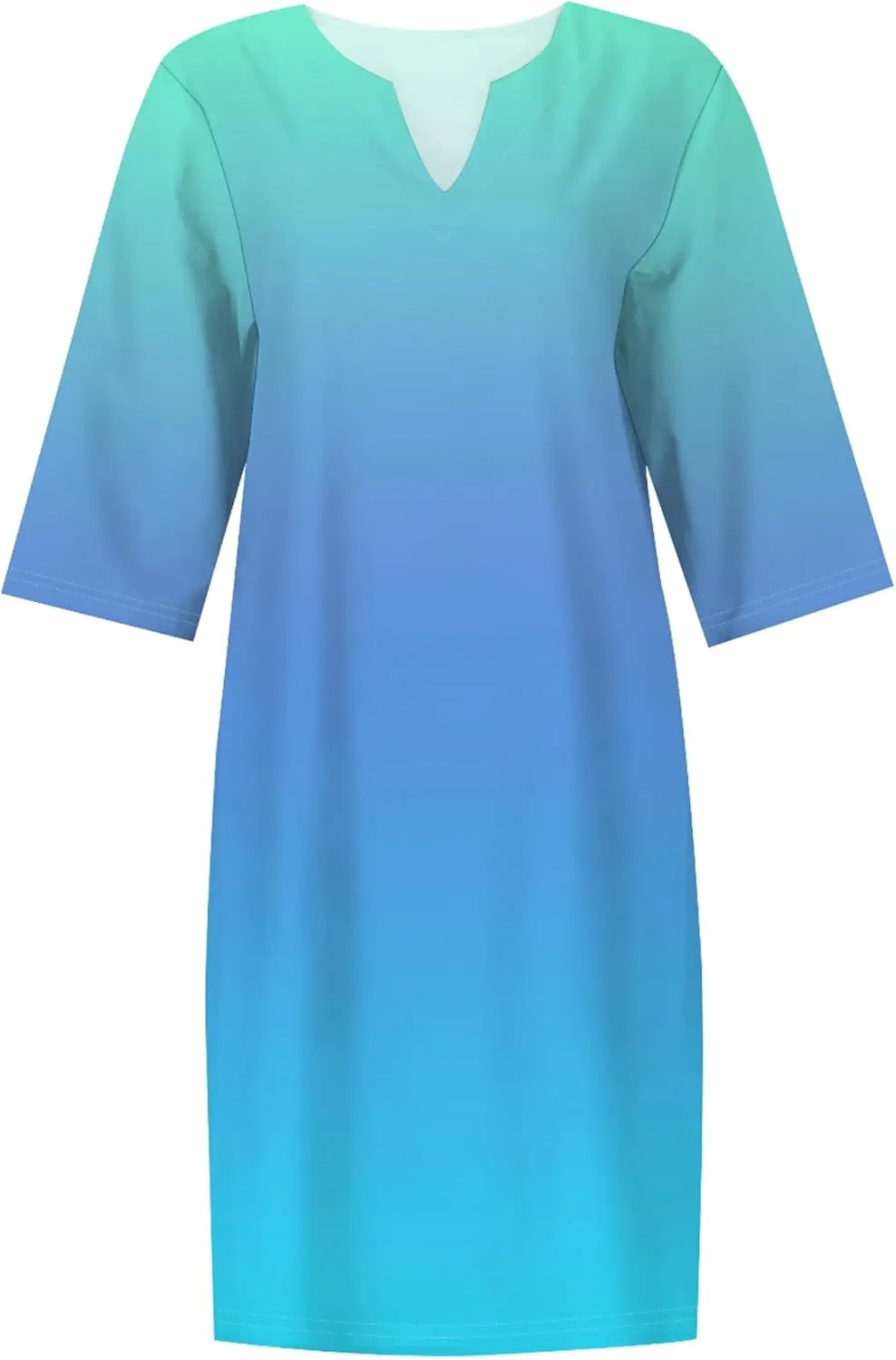 Autumn Elegant Flowy Solid Color Trendy Professional Dresses for Women V Neck Ruffle Short Sleeve Casual Shift Dress