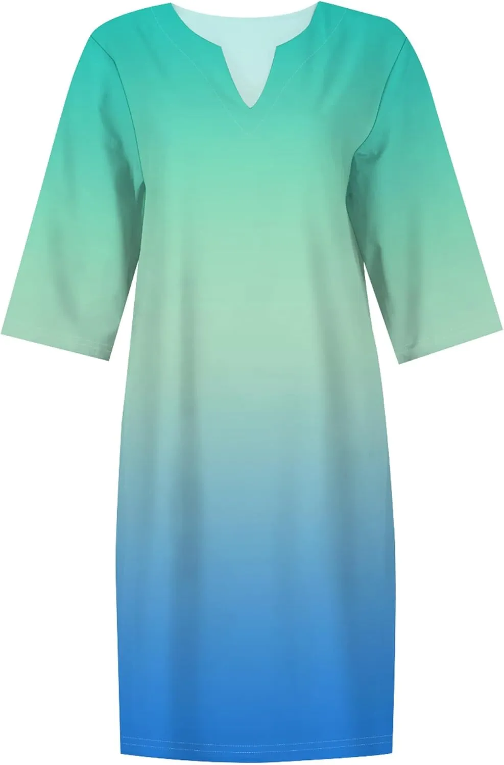 Autumn Elegant Flowy Solid Color Trendy Professional Dresses for Women V Neck Ruffle Short Sleeve Casual Shift Dress