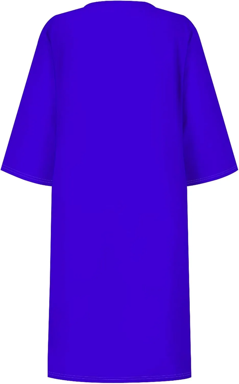 Autumn Elegant Flowy Solid Color Trendy Professional Dresses for Women V Neck Ruffle Short Sleeve Casual Shift Dress