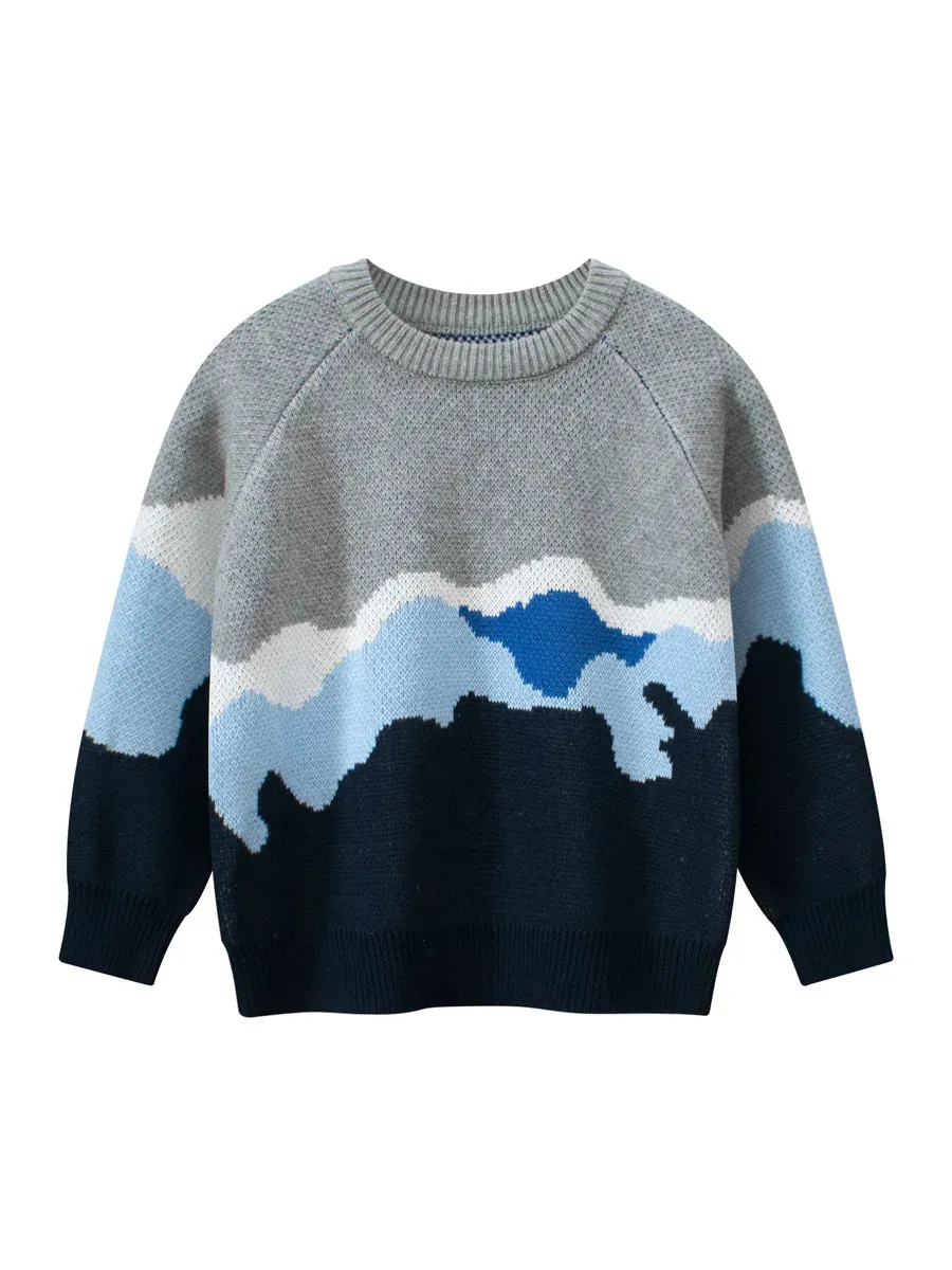 Baby Boy Panda Bear Dinosaur Sweaters