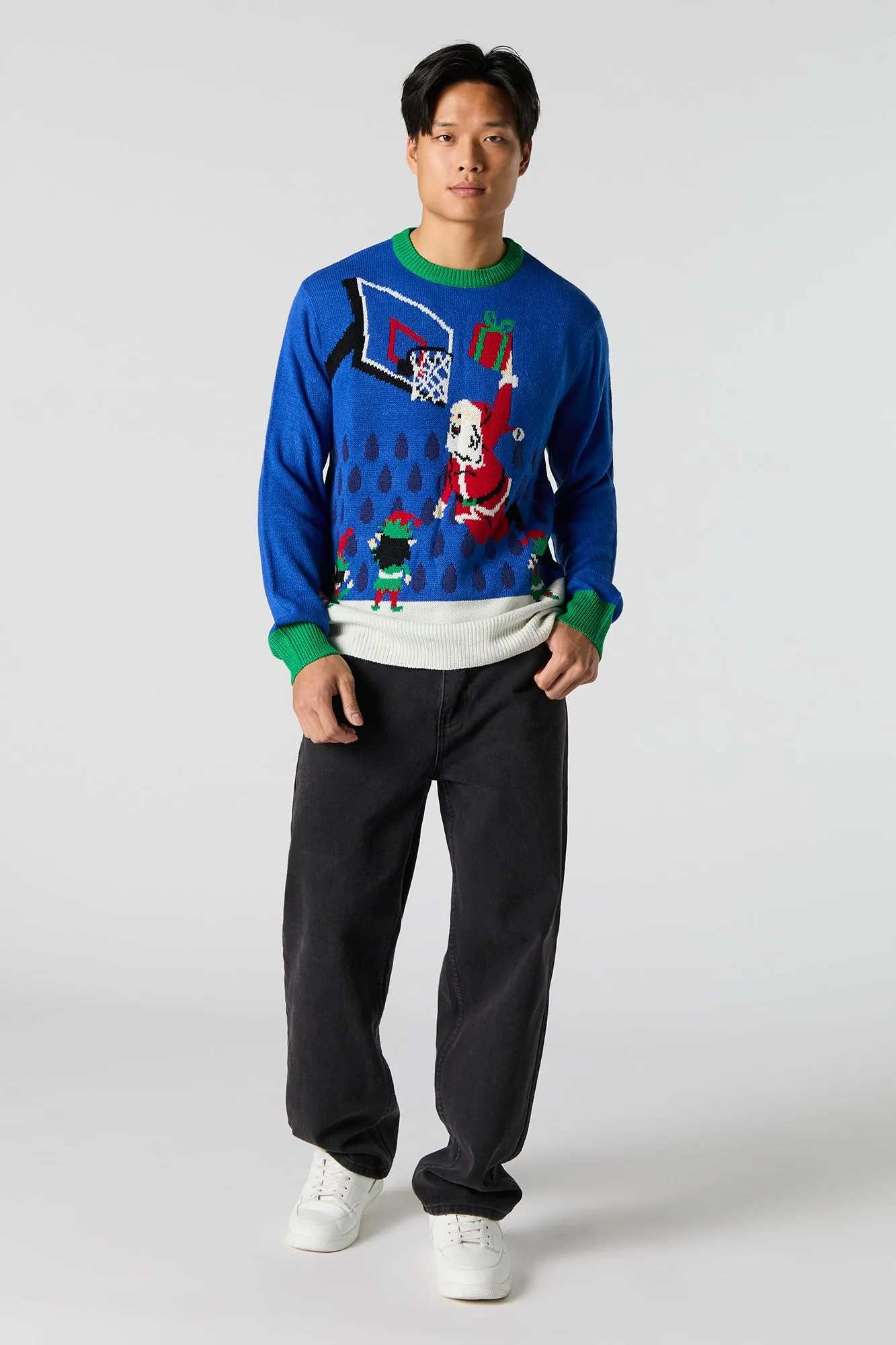 Ballin' Santa Ugly Christmas Sweater