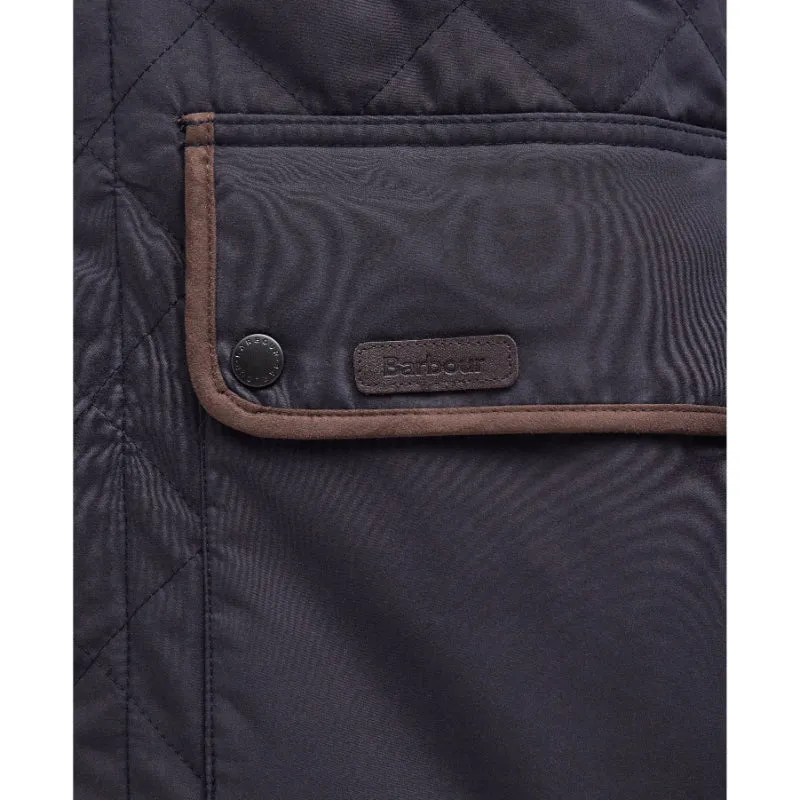 Barbour Burton Mens Quilted Waterproof Jacket - Navy