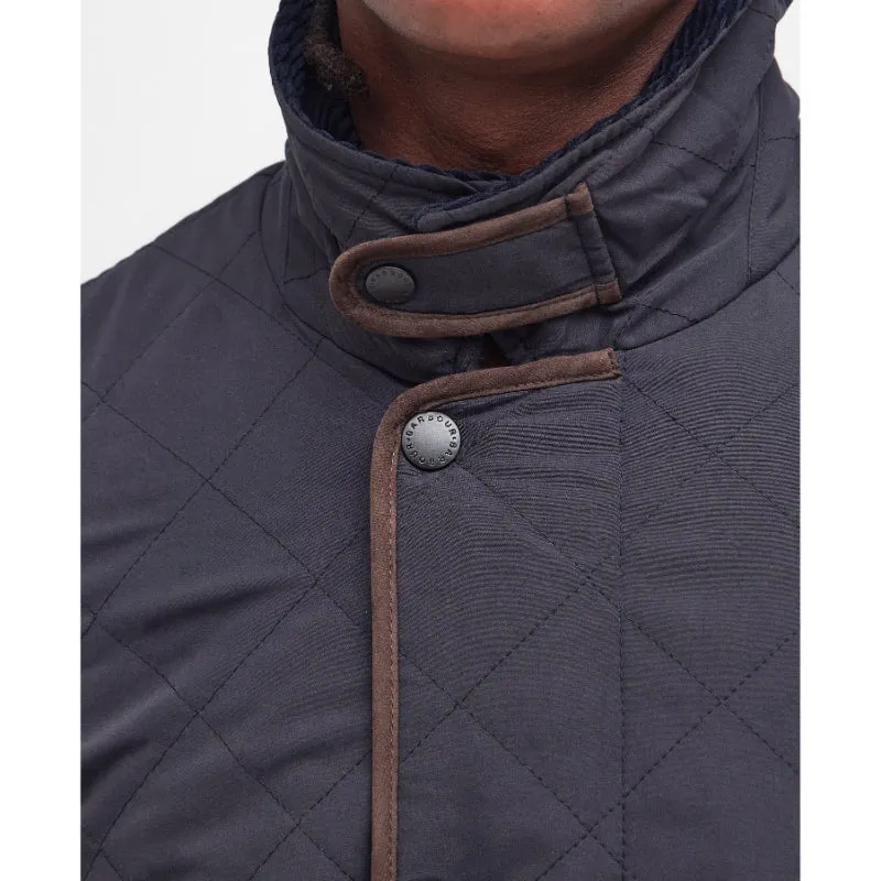 Barbour Burton Mens Quilted Waterproof Jacket - Navy