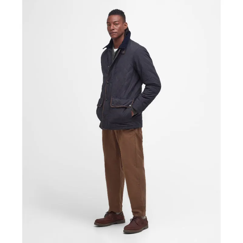 Barbour Burton Mens Quilted Waterproof Jacket - Navy
