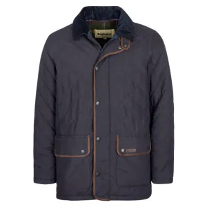Barbour Burton Mens Quilted Waterproof Jacket - Navy