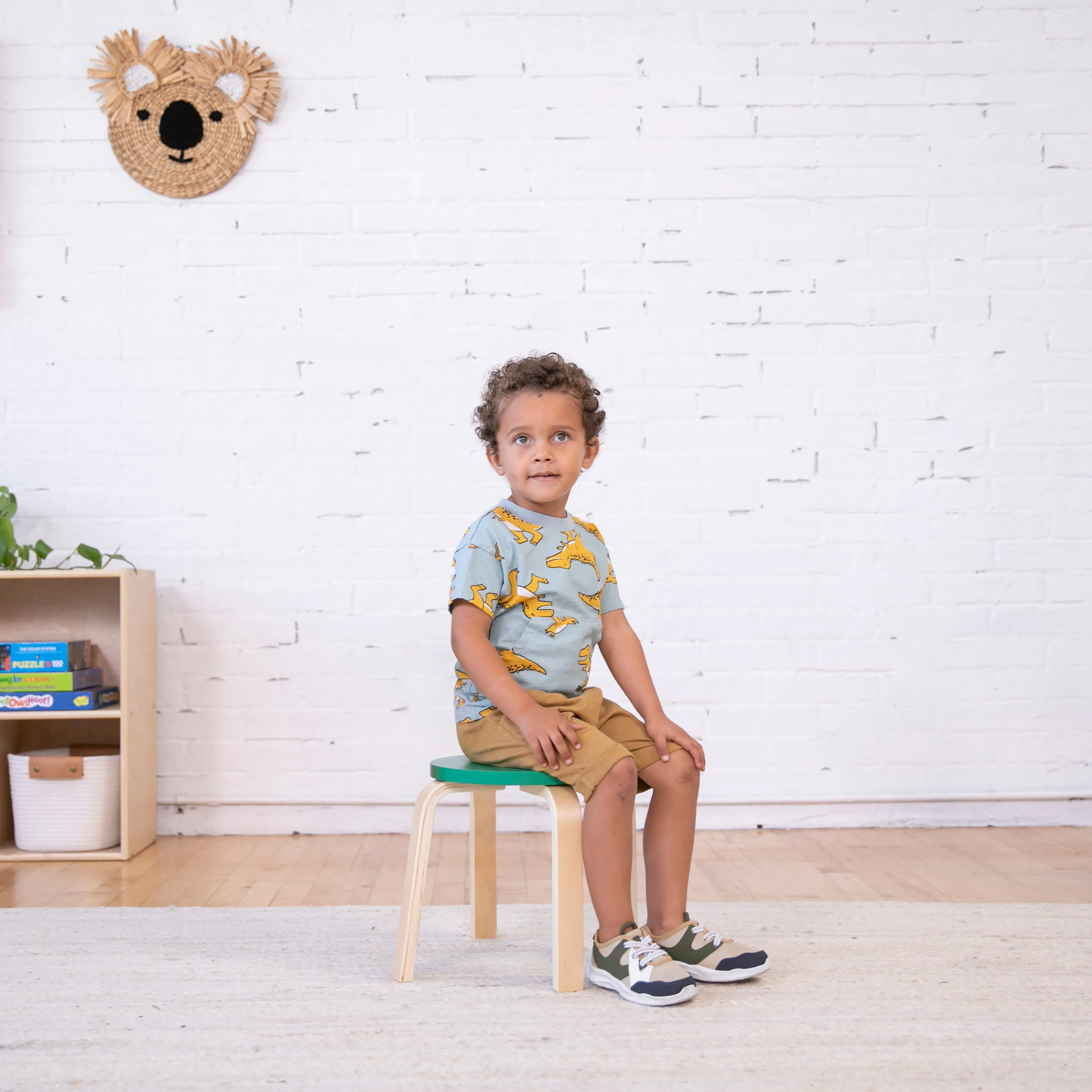 Bentwood Stackable Stools, Classroom Furniture, 6-Piece