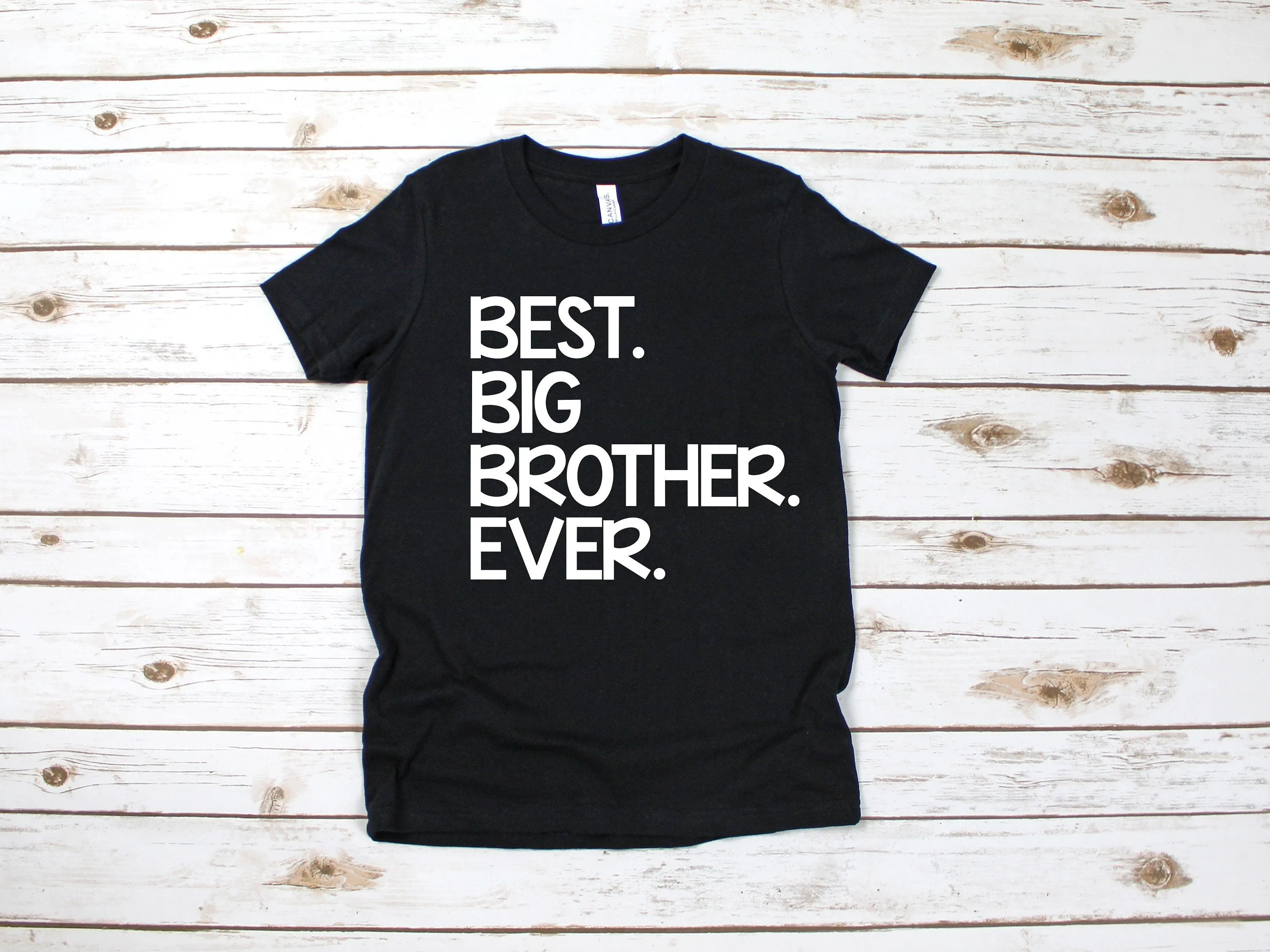 Best Big Brother Ever T Shirt - Big Brother Shirt- Baby Announcement Shirt - Family Announcement - Brother Statement Shirt
