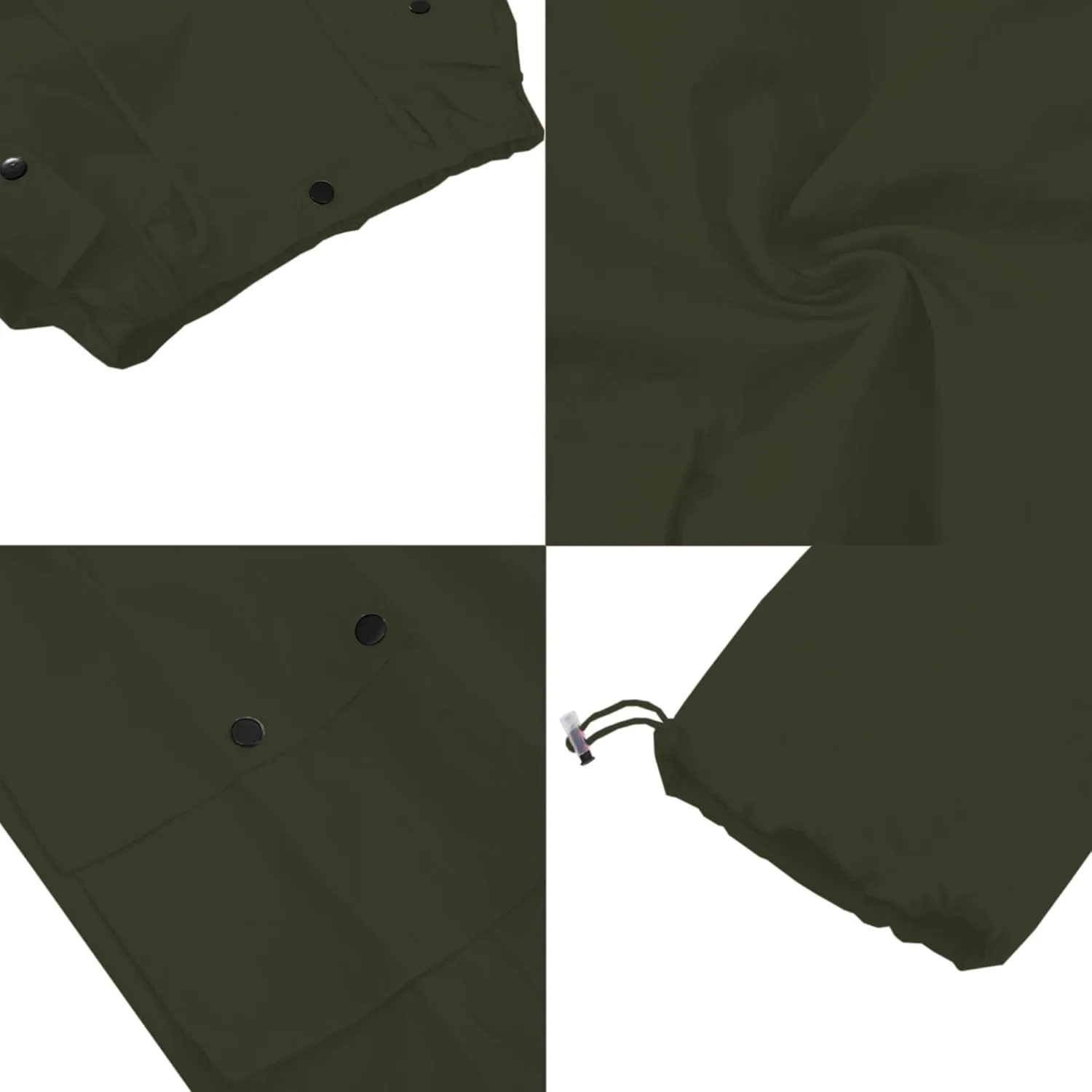 Betusline Girls & Women's High Waist Wide Leg Cargo Pants Y2K Parachute Pants with Pockets and Drawstring 6 Years-Women 2XL