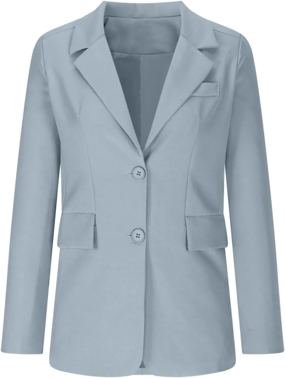 Blazers for Women Trendy Dressy Suit Jackets,2024 Winter Bussiness Suit Clothes,Long Sleeve Button Open Front Tops