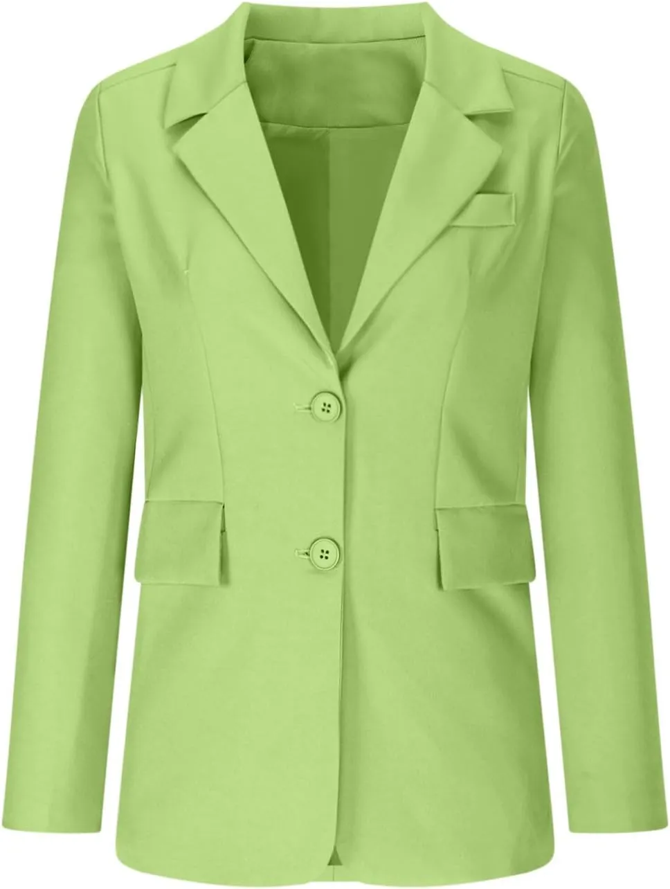 Blazers for Women Trendy Dressy Suit Jackets,2024 Winter Bussiness Suit Clothes,Long Sleeve Button Open Front Tops