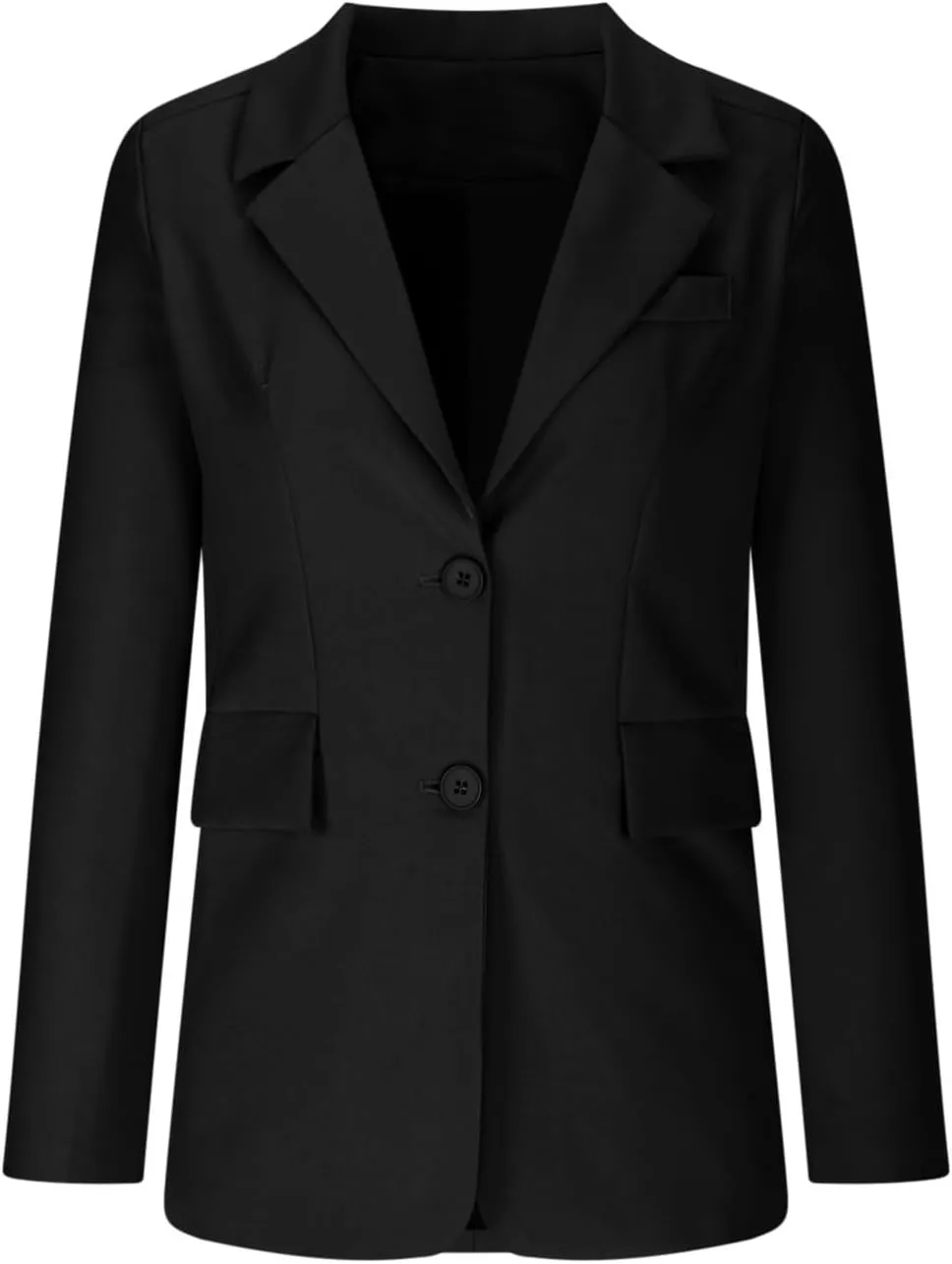 Blazers for Women Trendy Dressy Suit Jackets,2024 Winter Bussiness Suit Clothes,Long Sleeve Button Open Front Tops