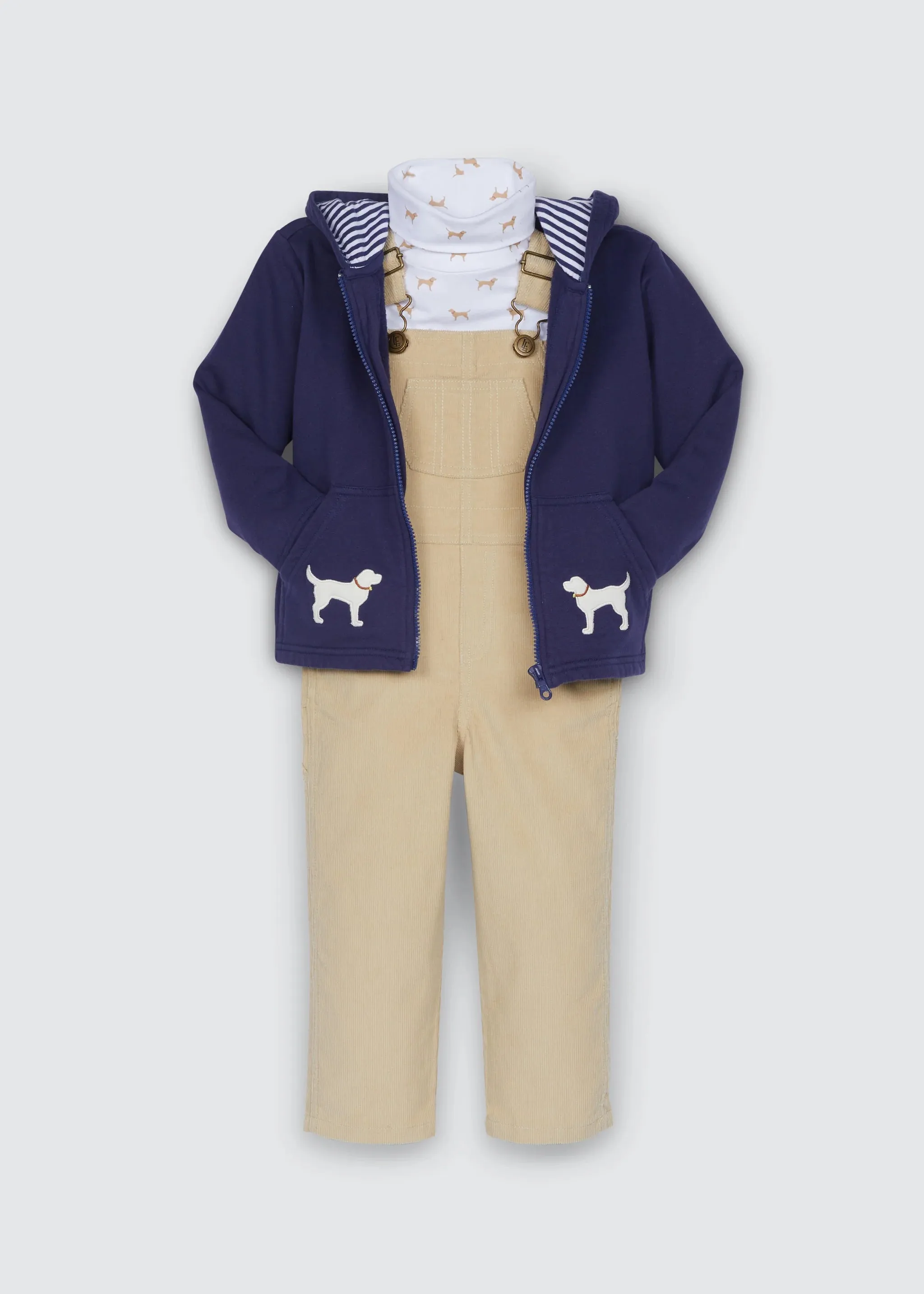 Boy Lab Applique Hoodie