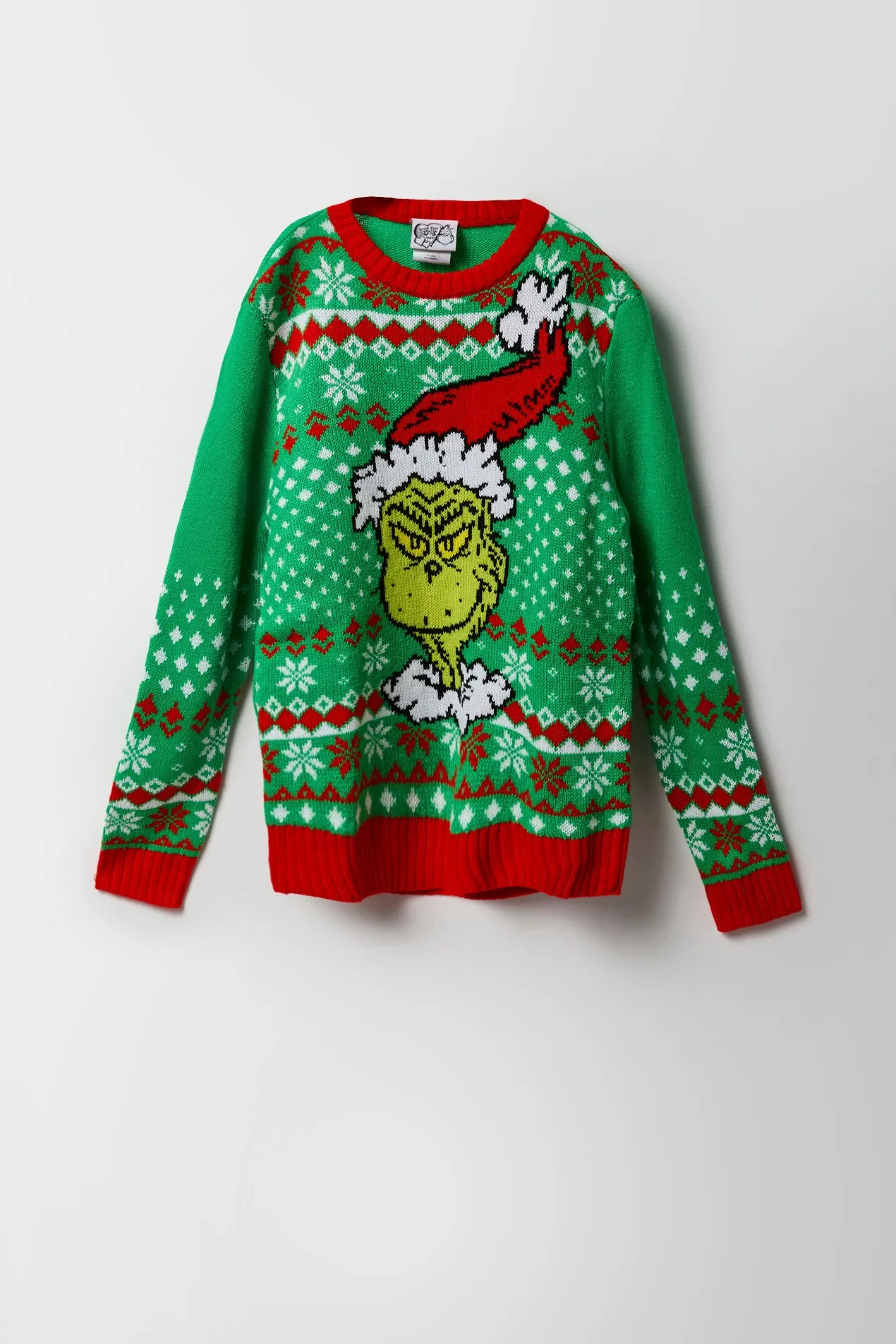 Boys Grinch Christmas Sweater