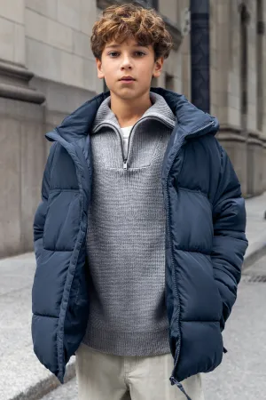Boys Quarter Zip Sweater