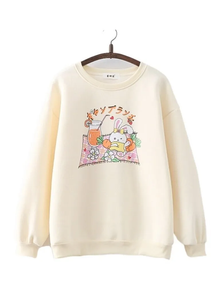 Bunny Picnic Kawaii Sweater