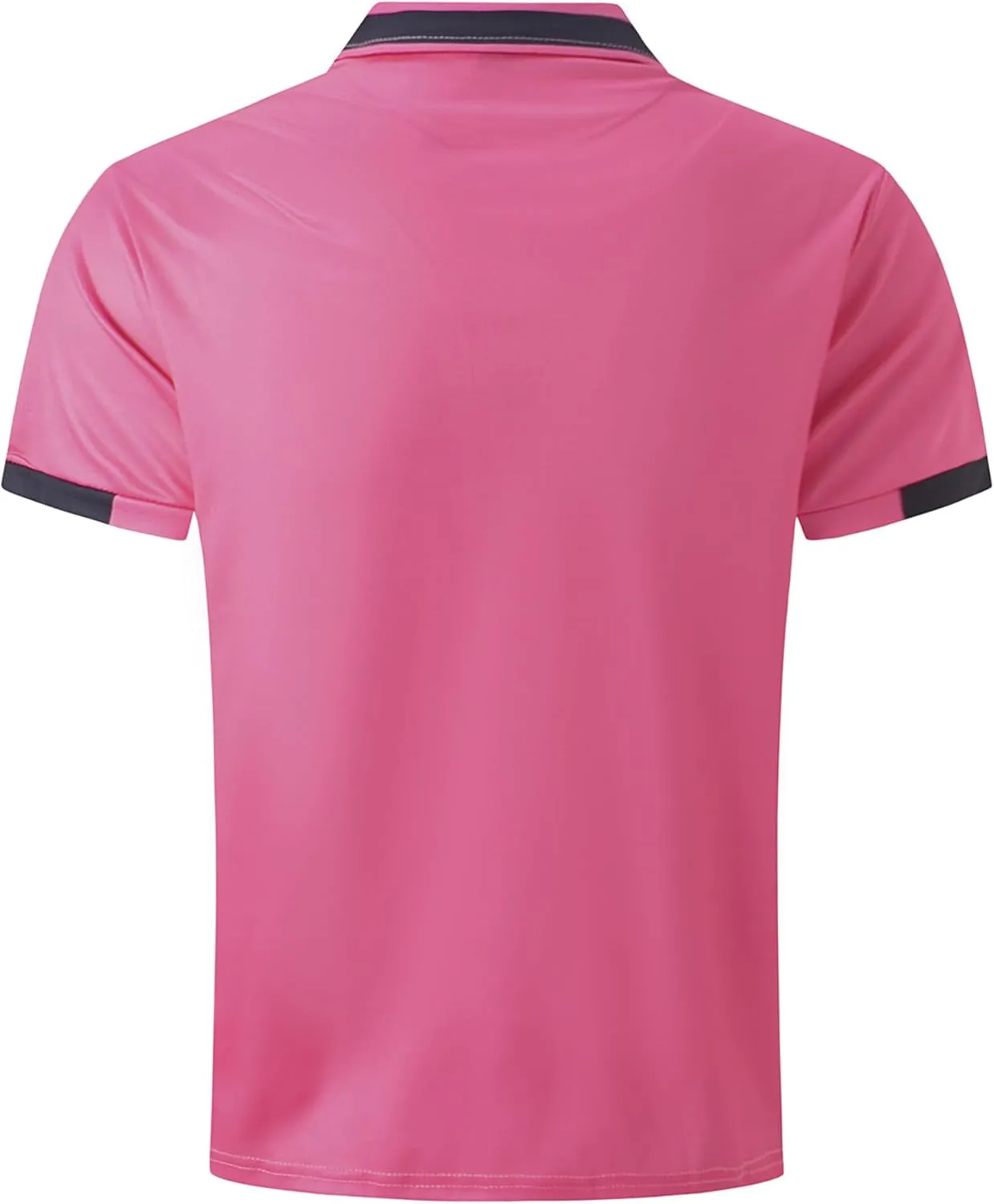 Casual Polo Shirts for Men Short Sleeve Work Business Tees Fashion Golf Slim Fit Lapel T-Shirts Classic Basic Tops
