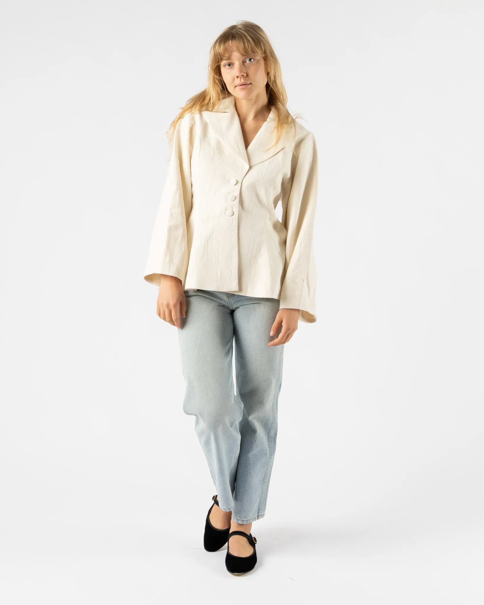 Cawley Tender Blazer in Ecru