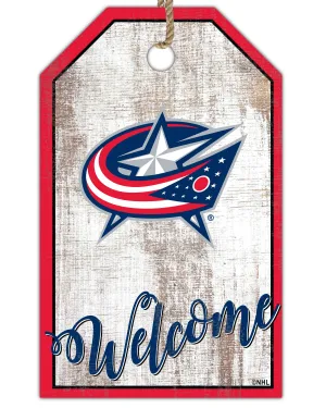 Columbus Blue Jackets Welcome 11x19 Tag