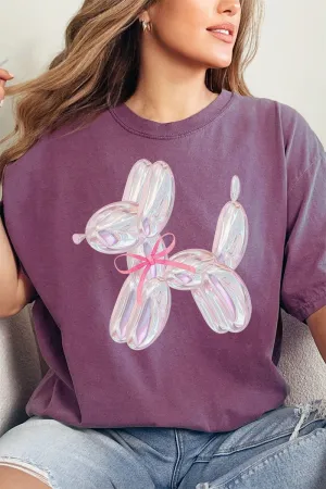Coquette Balloon Dog Comfort Colors Adult Ring-Spun Cotton Tee