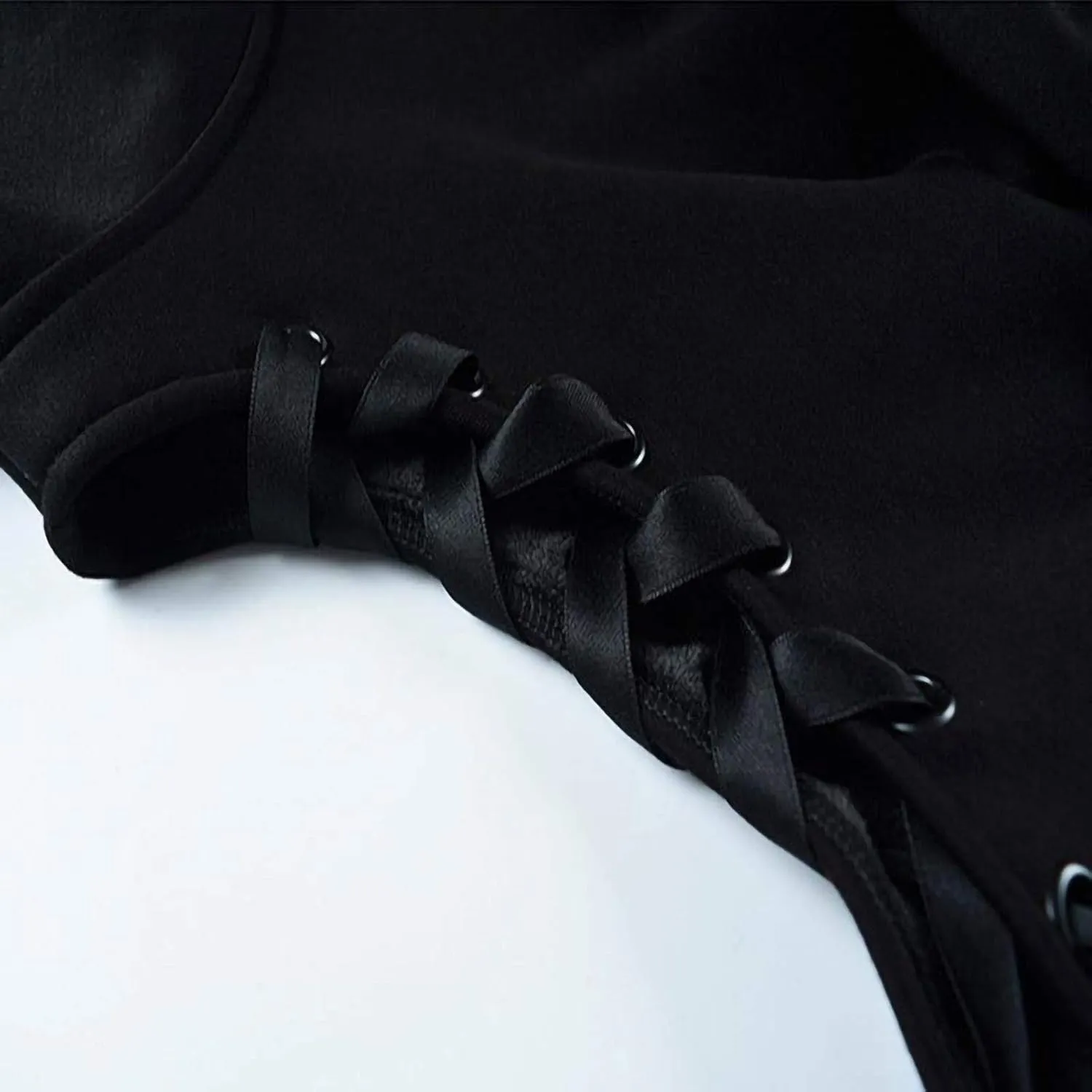 Cute Hoodies for Women Girls Gothic Style Hooded Sweatshirt Plus Size Long Sleeve Crop Tops Y2K Fall Pullover