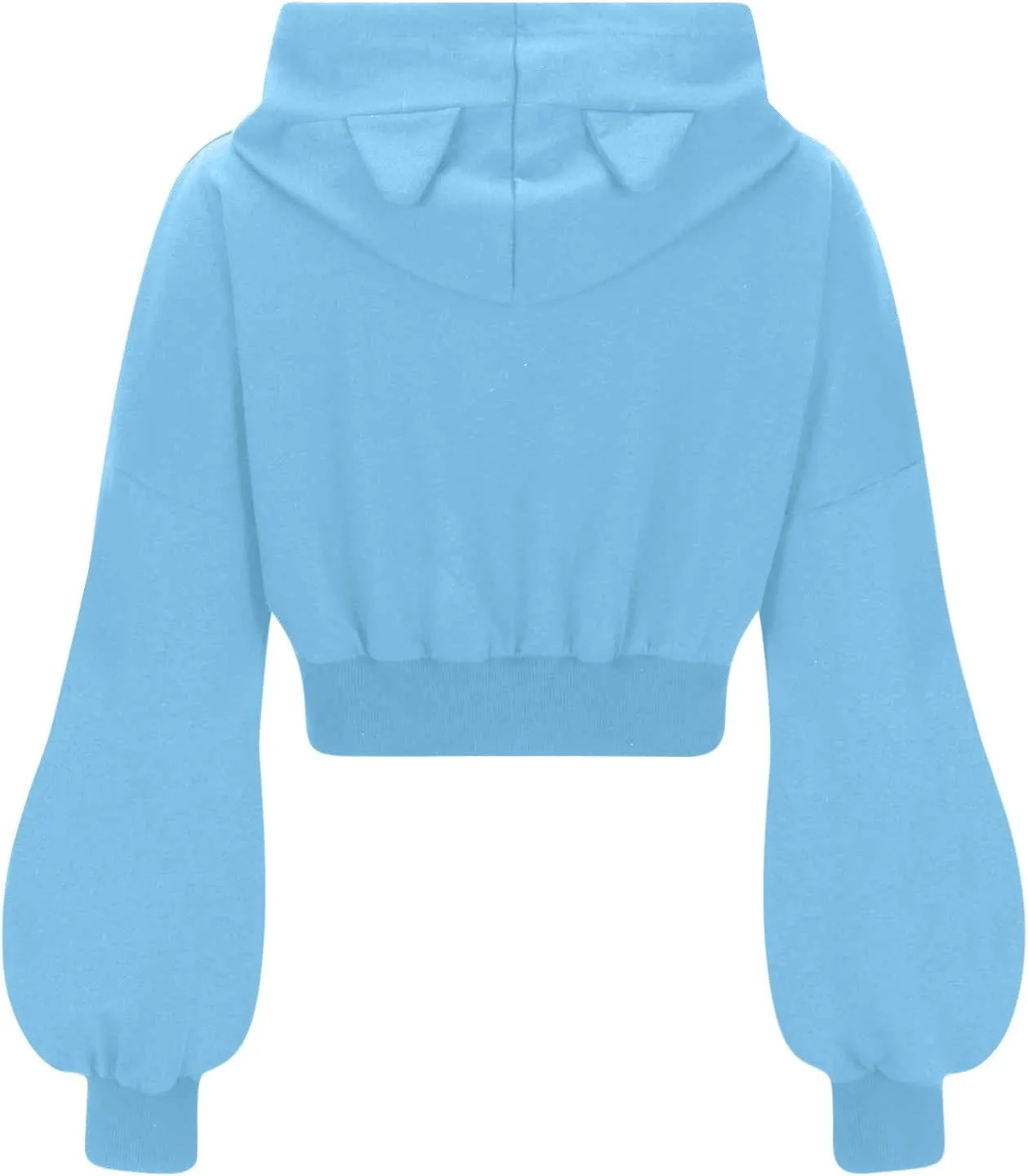 Cute Hoodies for Women Girls Gothic Style Hooded Sweatshirt Plus Size Long Sleeve Crop Tops Y2K Fall Pullover