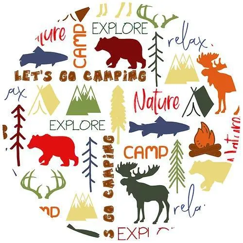 Decorative Silicone Trivet | Camping