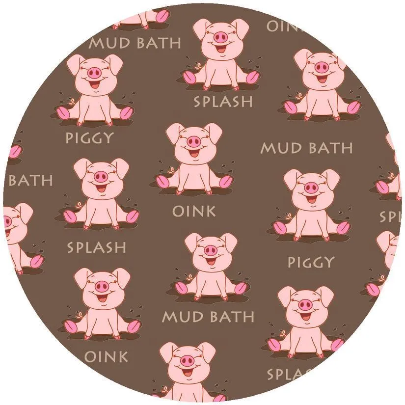 Decorative Silicone Trivet | Happy Piggy