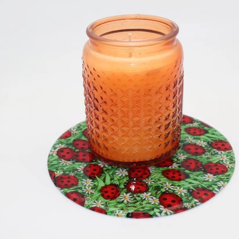 Decorative Silicone Trivet | Lady Bugs