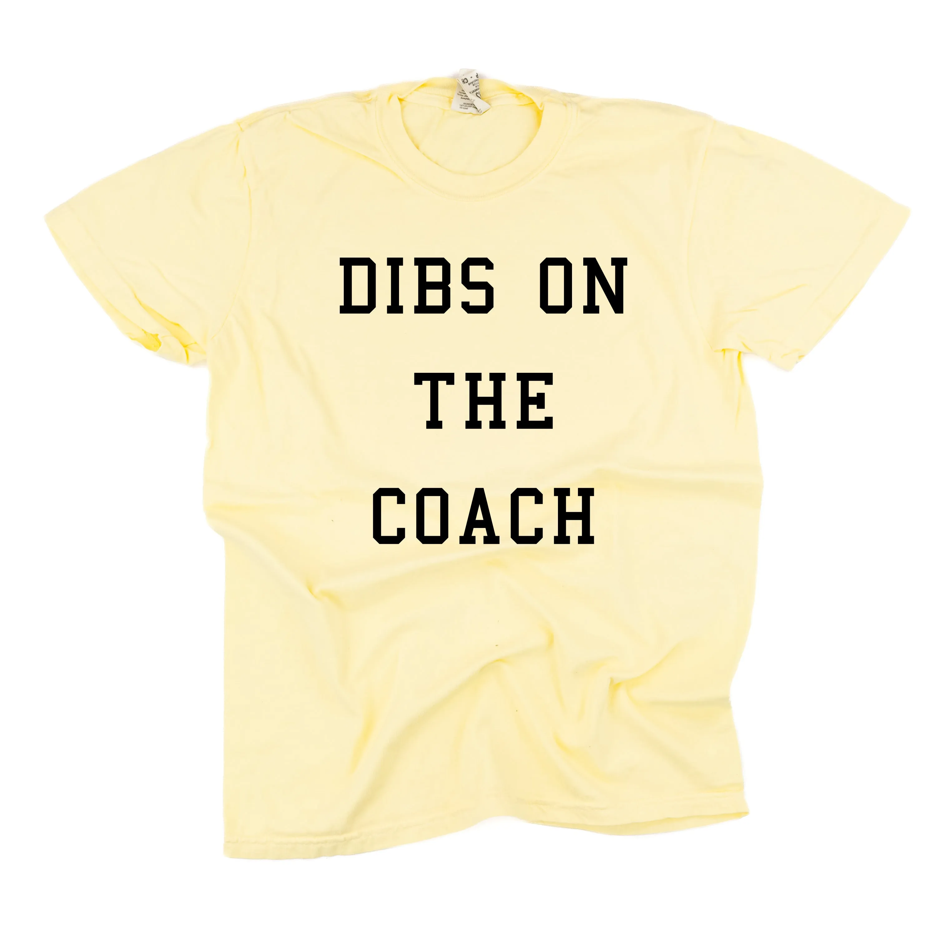 Dibs on the Coach - SHORT SLEEVE COMFORT COLORS TEE
