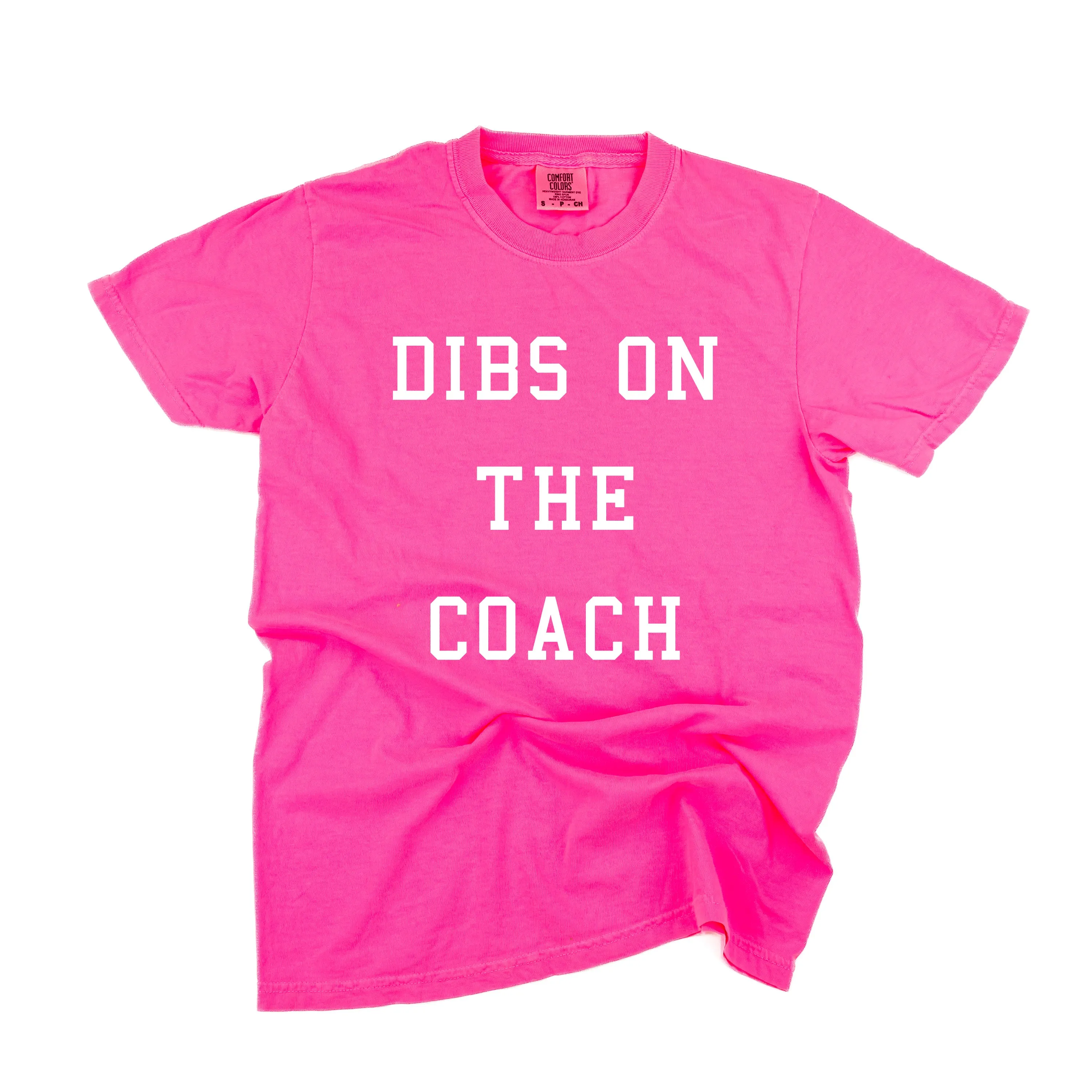 Dibs on the Coach - SHORT SLEEVE COMFORT COLORS TEE