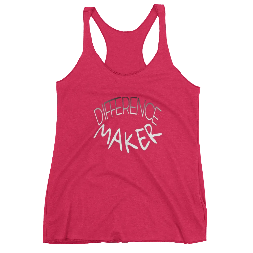 Difference Maker Ladies Racerback Tanks