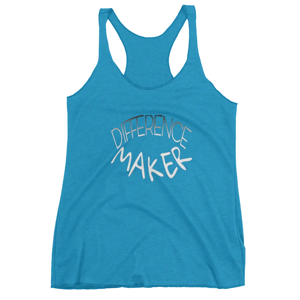 Difference Maker Ladies Racerback Tanks