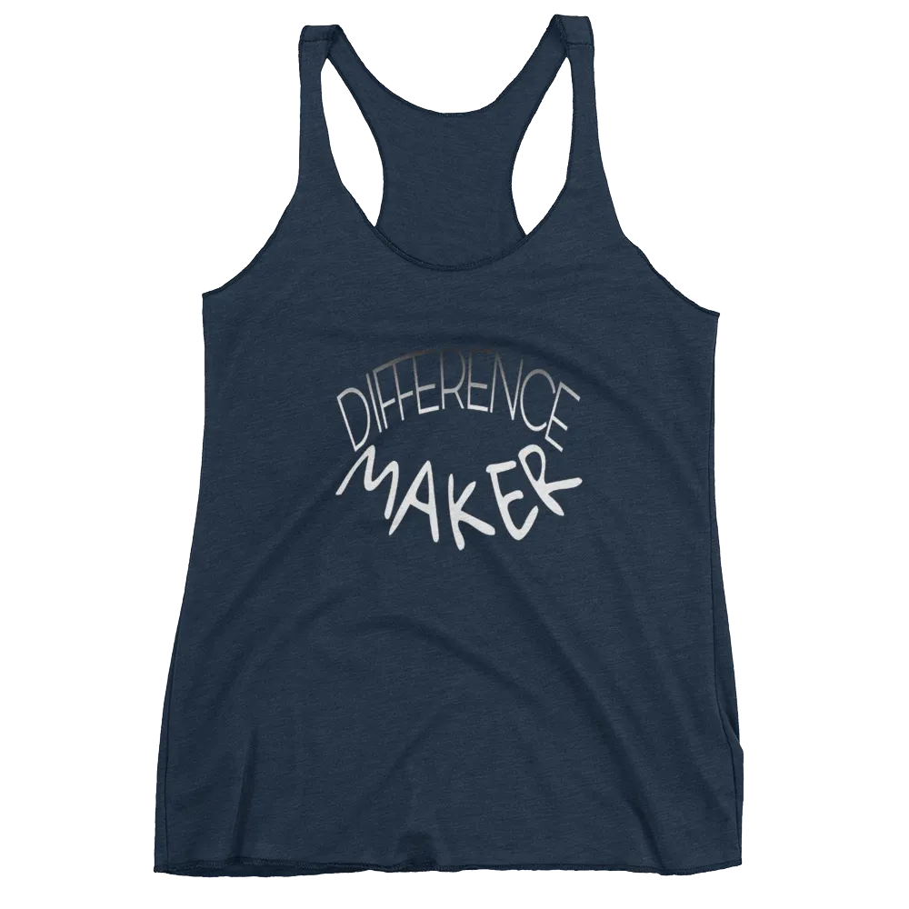 Difference Maker Ladies Racerback Tanks