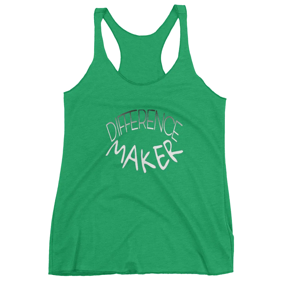 Difference Maker Ladies Racerback Tanks