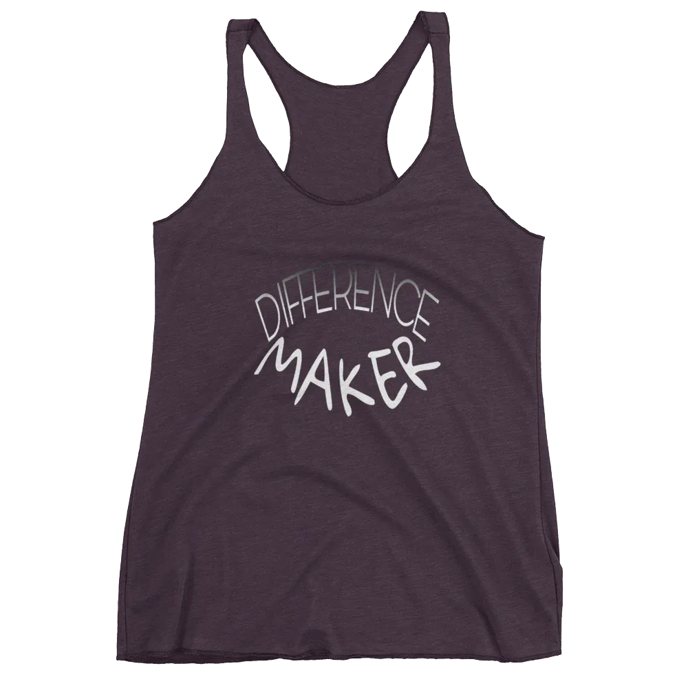 Difference Maker Ladies Racerback Tanks