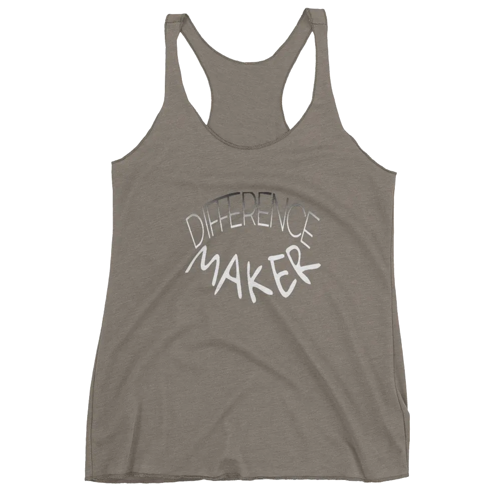 Difference Maker Ladies Racerback Tanks
