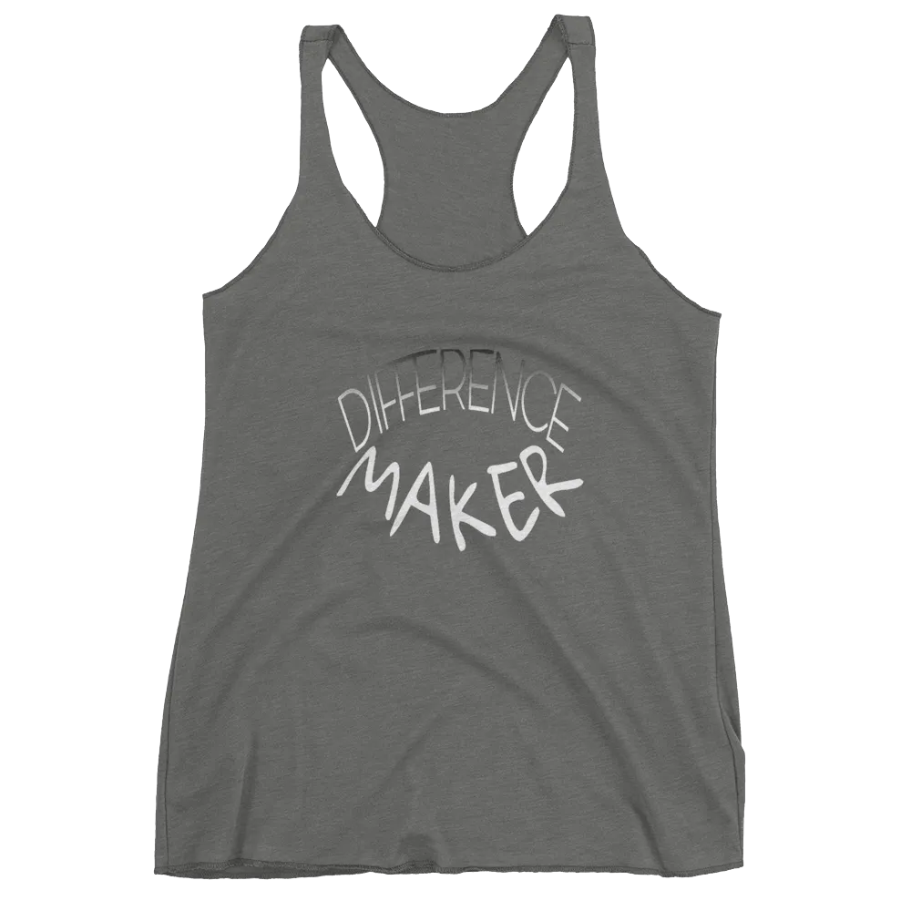 Difference Maker Ladies Racerback Tanks