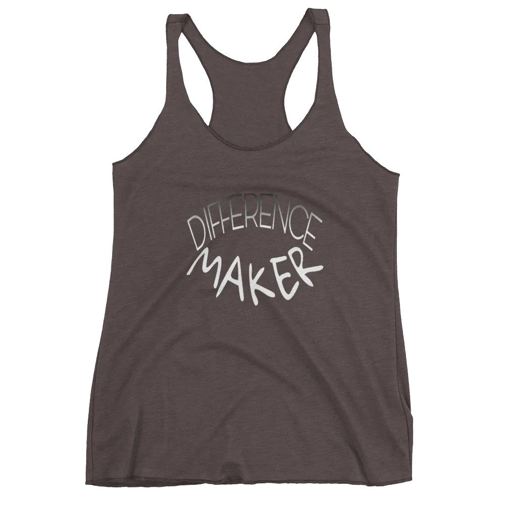Difference Maker Ladies Racerback Tanks