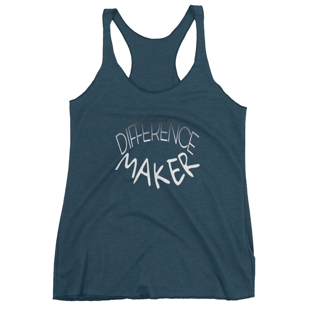 Difference Maker Ladies Racerback Tanks