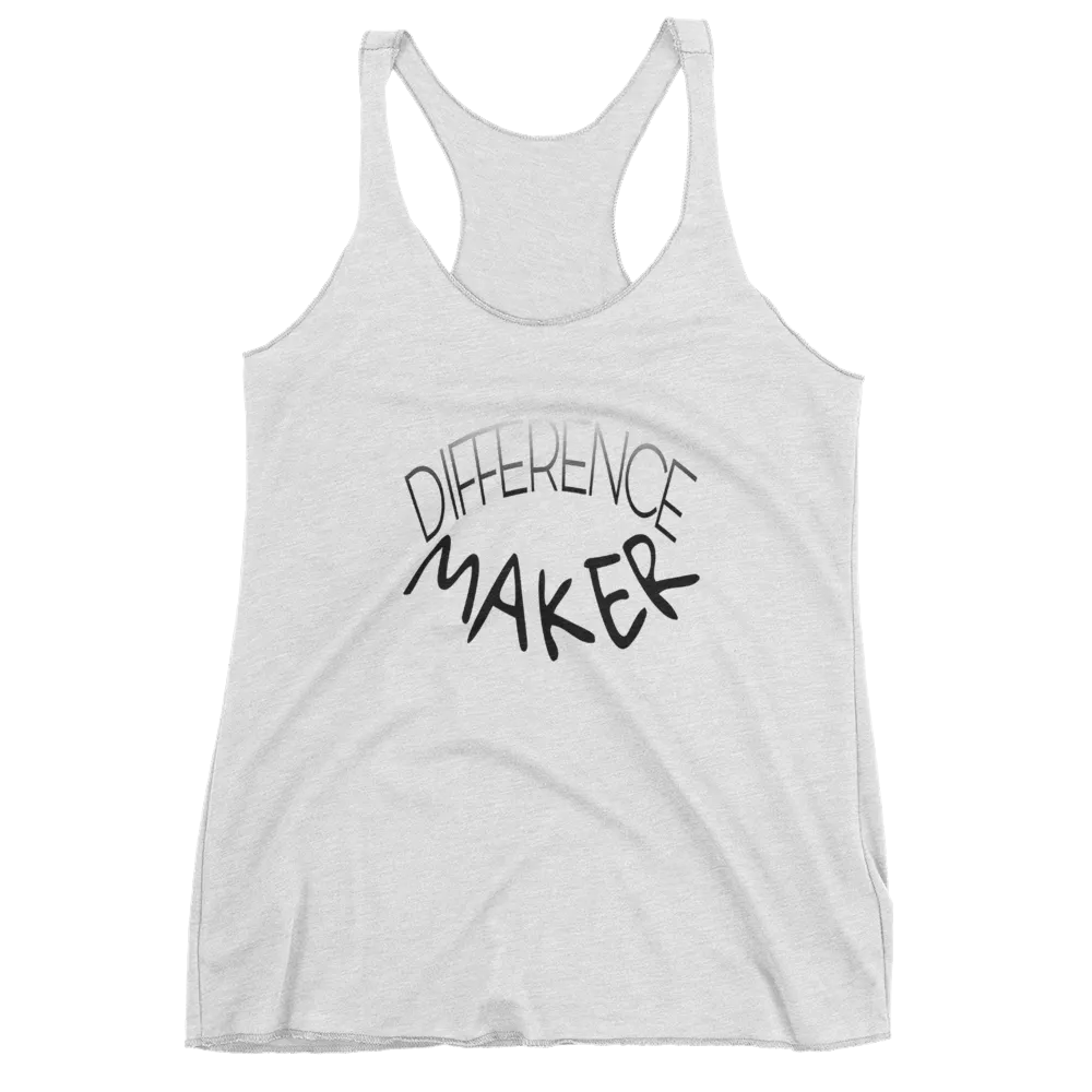 Difference Maker Ladies Racerback Tanks