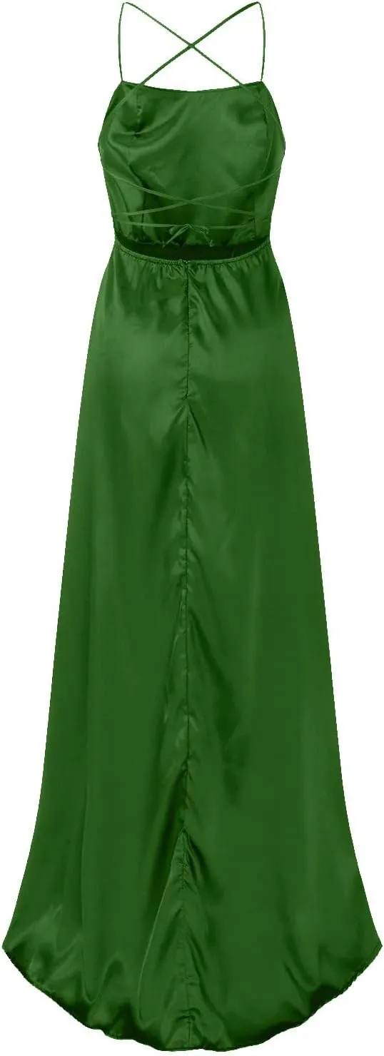 Dresses for Women Backless Maxi Dress Sleeveless Summer Sundress Beach Vacation Sexy Dress Long Sundresses for Women