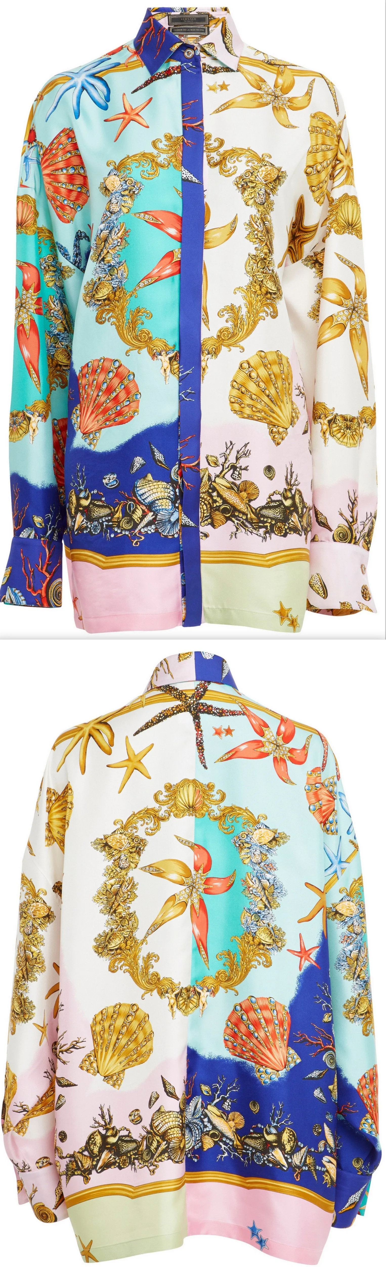 Dual Print Long Sleeve Shirt