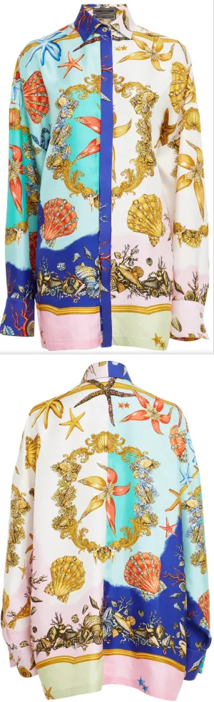 Dual Print Long Sleeve Shirt
