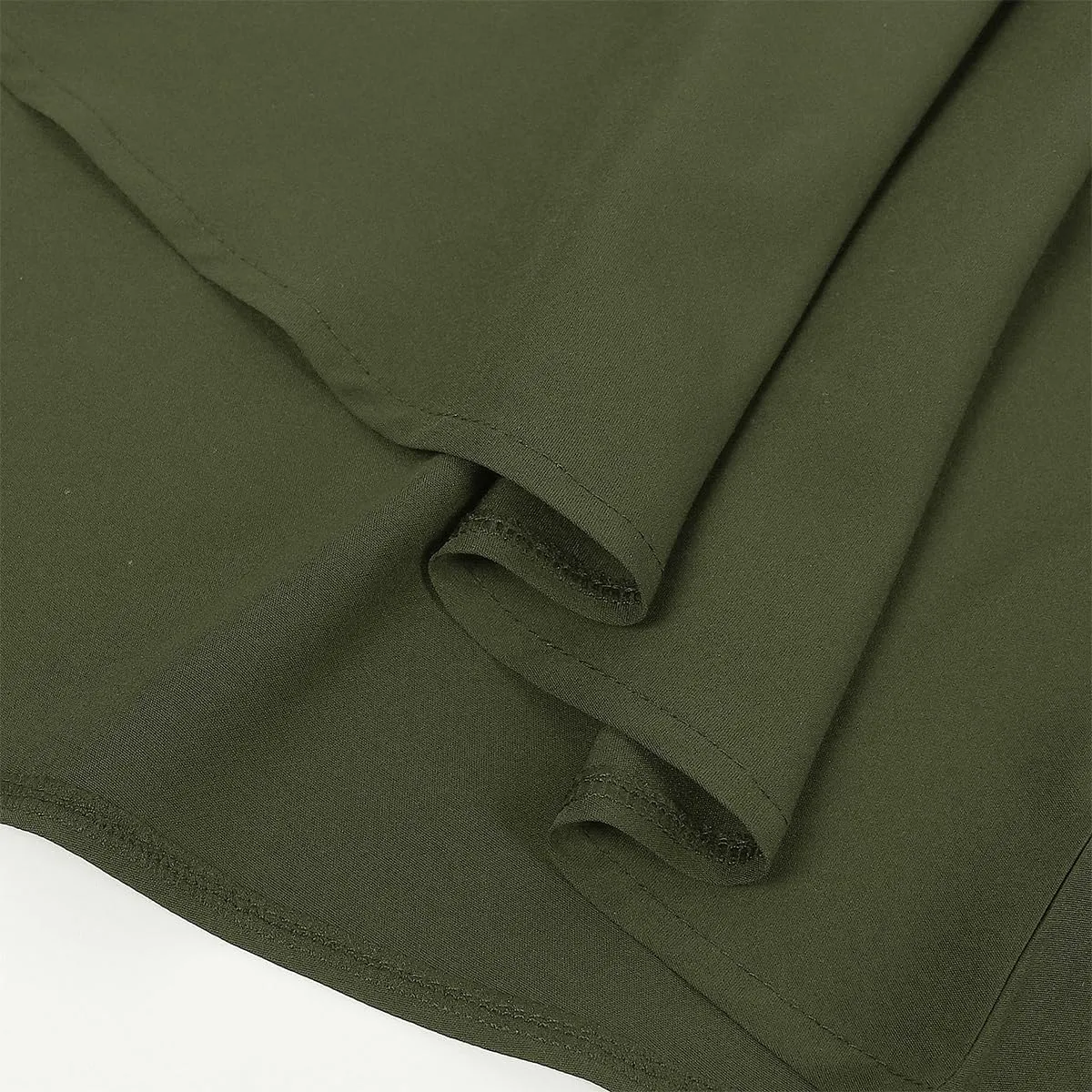 ebossy Women's Elegant Layered Long Skirt Retro High Waist Pleated Flowy A-line Asymmetric Renaissance Skirts