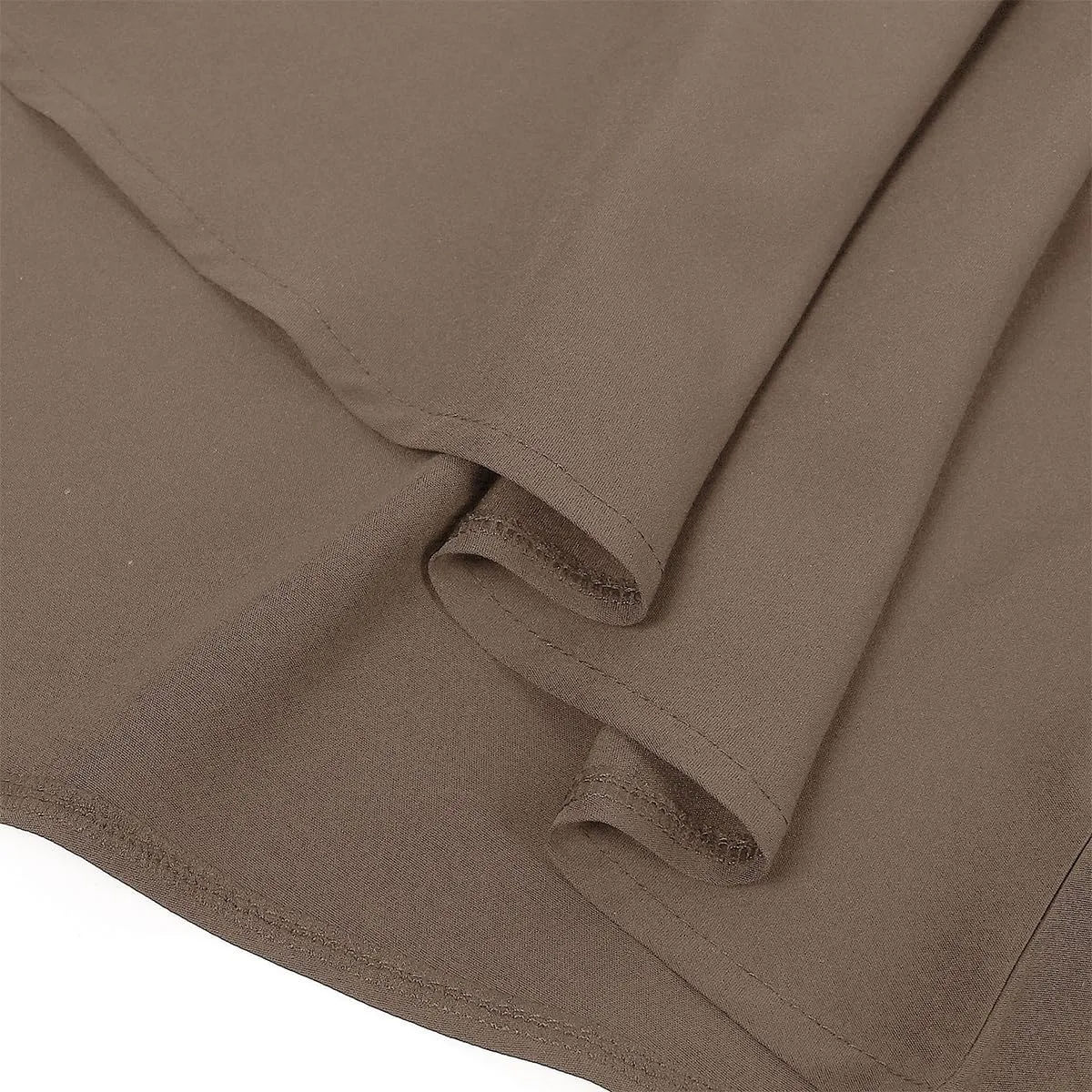 ebossy Women's Elegant Layered Long Skirt Retro High Waist Pleated Flowy A-line Asymmetric Renaissance Skirts